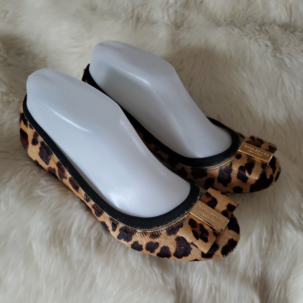 Kate spade New York Maline Leopard Bow Ballet Flat Leopard Size 6